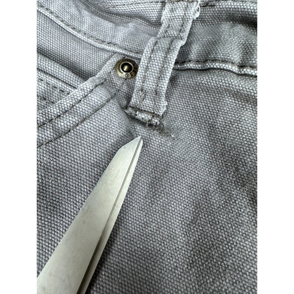 Dickies Denim Shorts Men's Size 34" Waist Regular Fit Grey Utility Carpenter - Picture 2 of 12